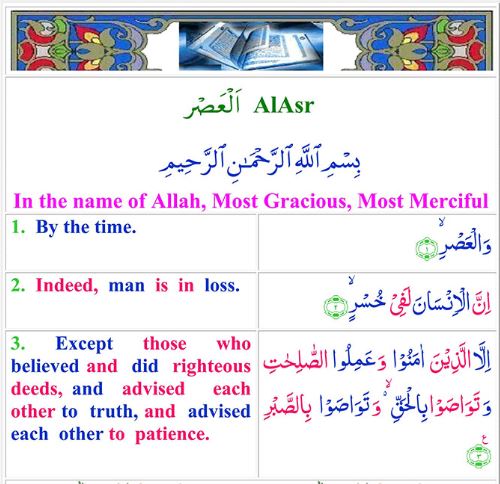 surah al asr translation