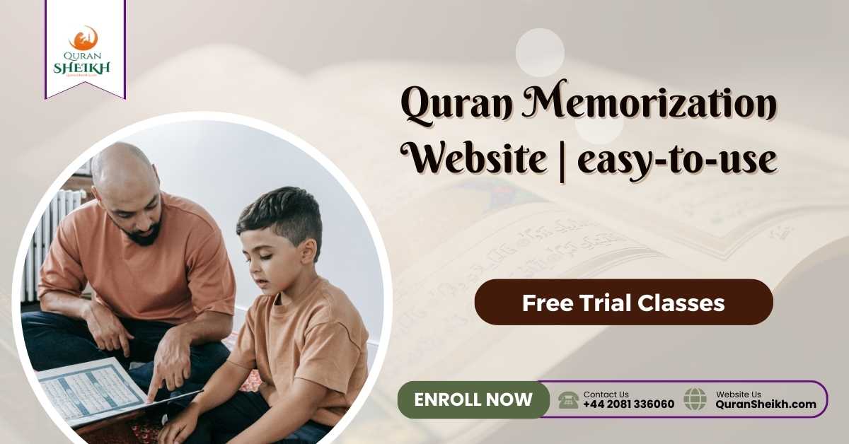 Quran Memorization Website | easy-to-use